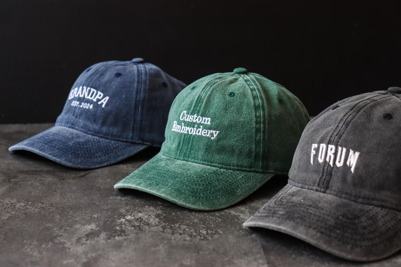Custom Embroidered Baseball Hat – Personalized Text or Logo, Perfect Gift for Any Occasion