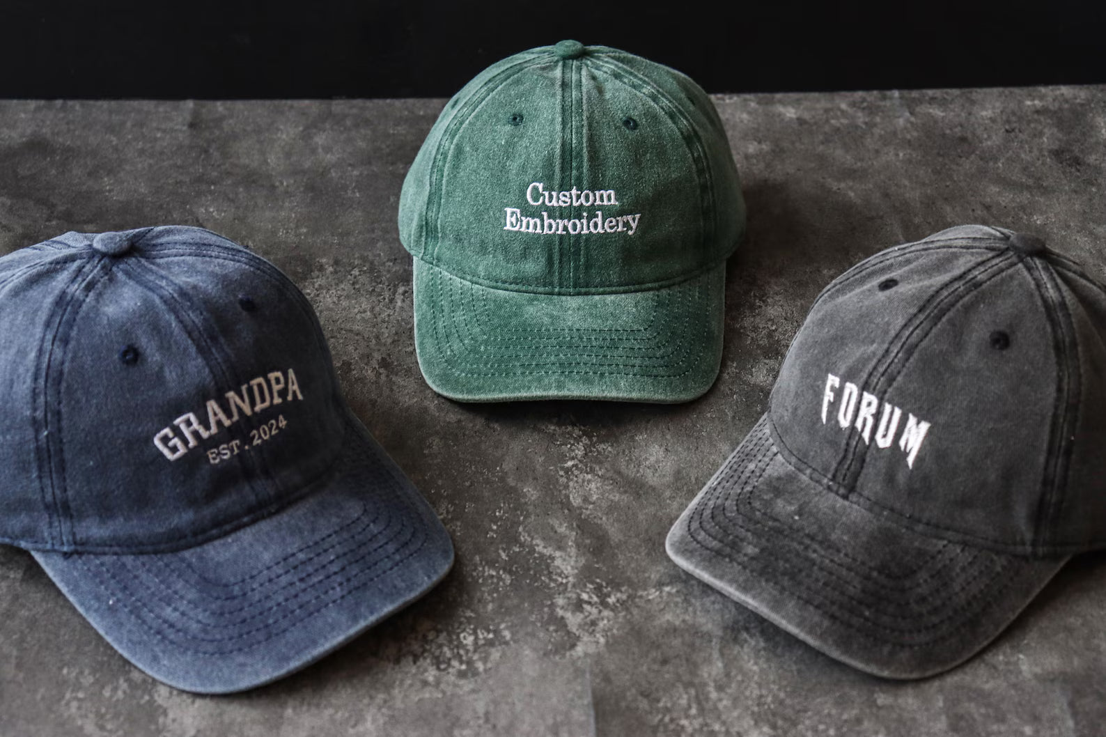 Custom Embroidered Baseball Hat – Personalized Text or Logo, Perfect Gift for Any Occasion
