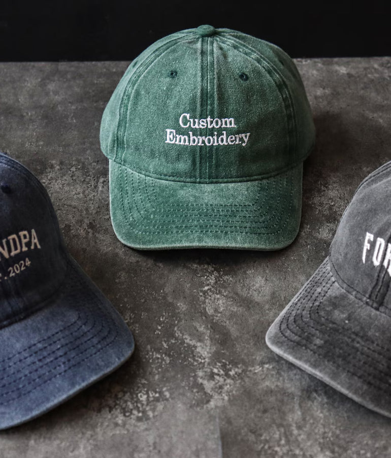 Custom Embroidered Baseball Hat – Personalized Text or Logo, Perfect Gift for Any Occasion